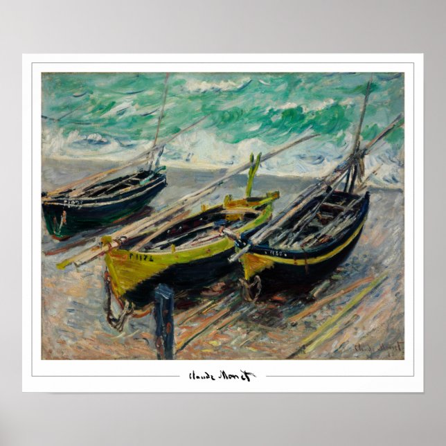 Póster de arte de Claude Monet Zedign #8 (Frente)