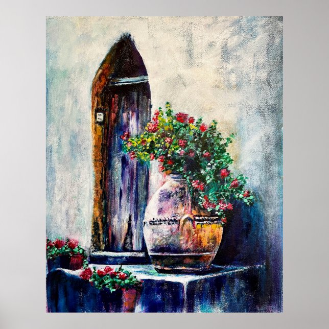 Poster de arte de decoración de paredes rusticas (Frente)