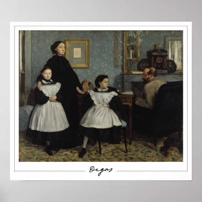 Póster de arte de Edgar Degas Zedign #33 (Frente)
