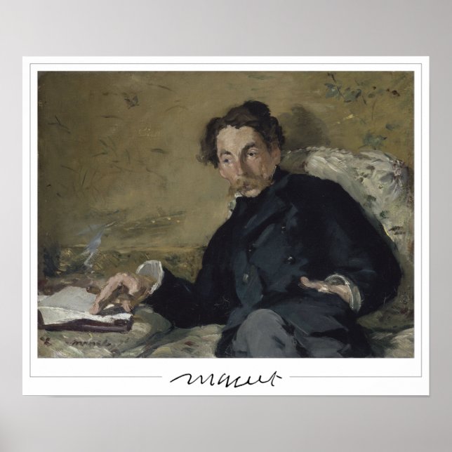 Póster de arte de Édouard Manet Zedign #112 (Frente)