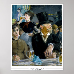 Póster de arte de Édouard Manet Zedign #14