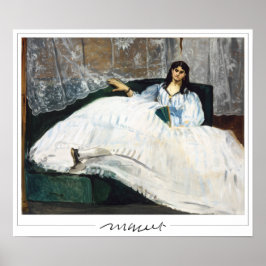 Póster de arte de Édouard Manet Zedign #141