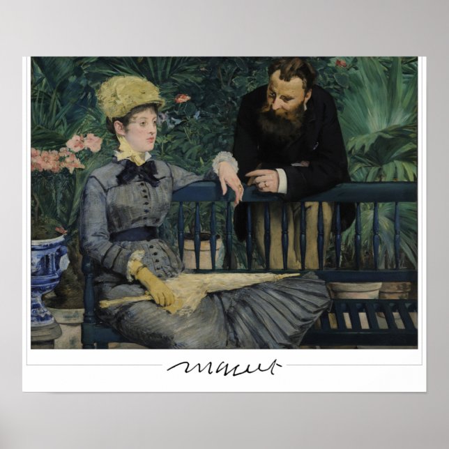 Póster de arte de Édouard Manet Zedign #6 (Frente)