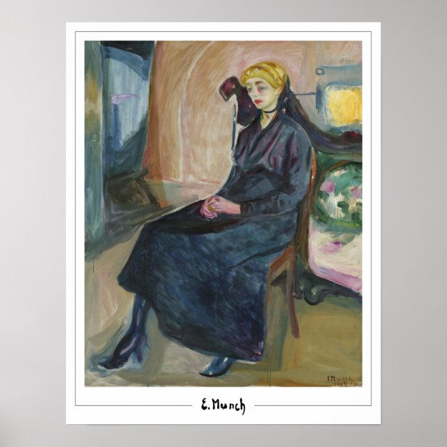 Póster de arte de Edvard Munch Zedign #427-3 (Frente)