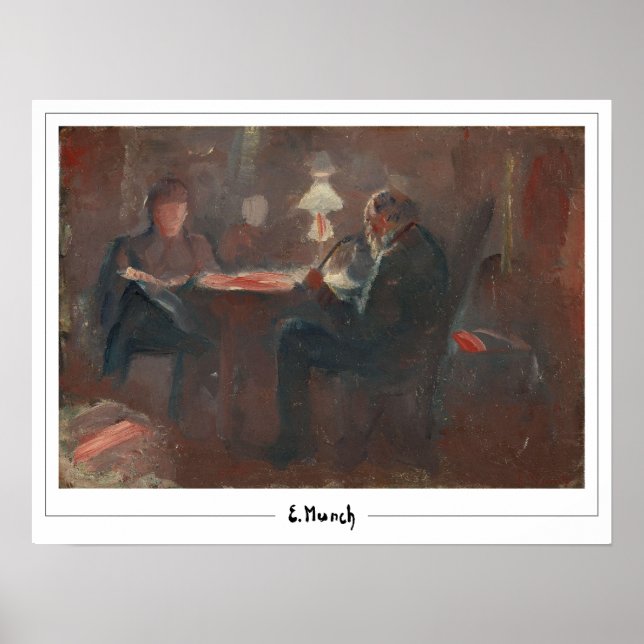 Póster de arte de Edvard Munch Zedign #574 (Frente)