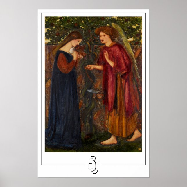 Póster de arte de Edward Burne-Jones Zedign #1 (Frente)