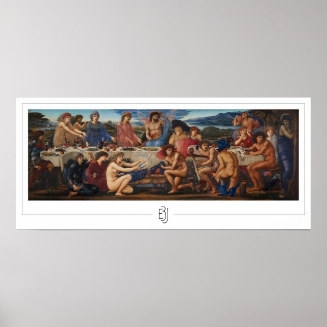 Póster de arte de Edward Burne-Jones Zedign #126 (Frente)