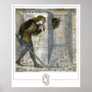 Póster de arte de Edward Burne-Jones Zedign #134
