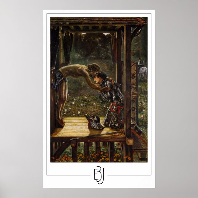Póster de arte de Edward Burne-Jones Zedign #14 (Frente)