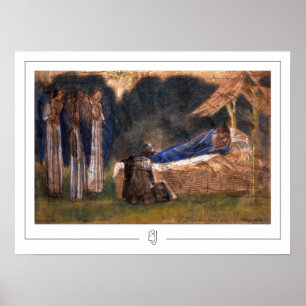 Póster de arte de Edward Burne-Jones Zedign #18