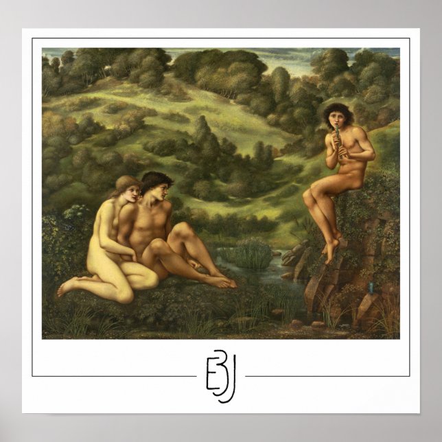 Póster de arte de Edward Burne-Jones Zedign #2 (Frente)