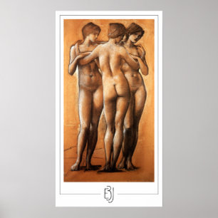 Póster de arte de Edward Burne-Jones Zedign #251