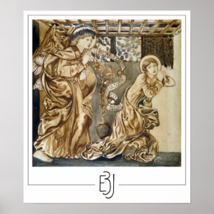 Póster de arte de Edward Burne-Jones Zedign #29