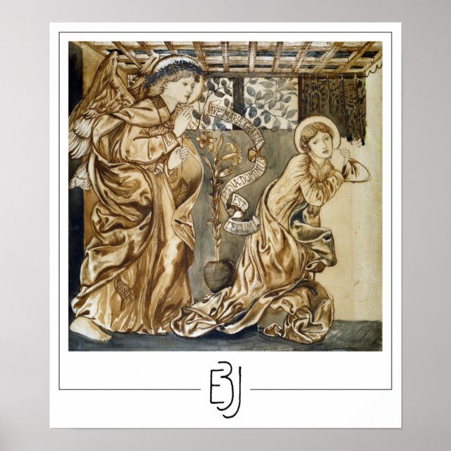 Póster de arte de Edward Burne-Jones Zedign #29 (Frente)