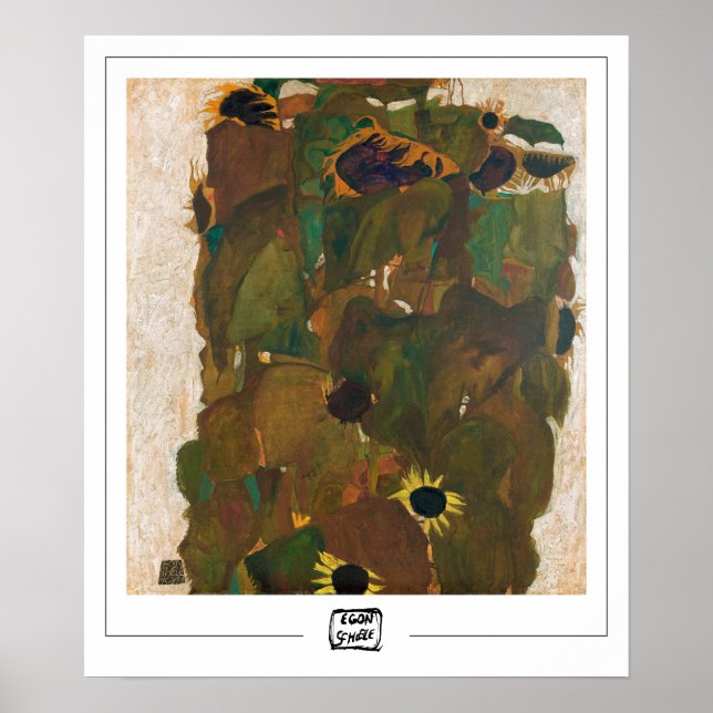 Póster de arte de Egon Schiele Zedign #115 (Frente)
