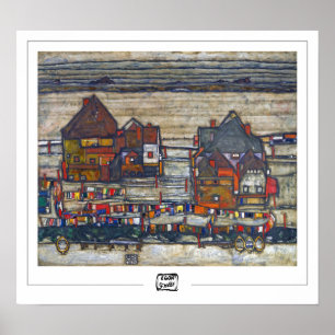 Póster de arte de Egon Schiele Zedign #13