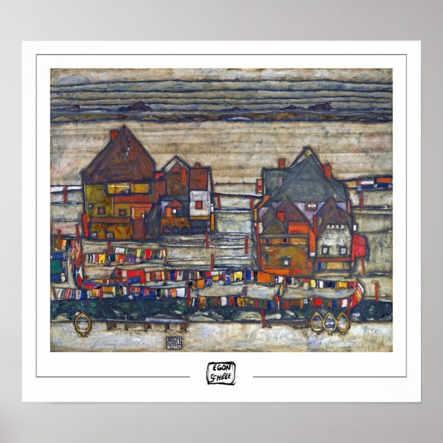Póster de arte de Egon Schiele Zedign #13 (Frente)