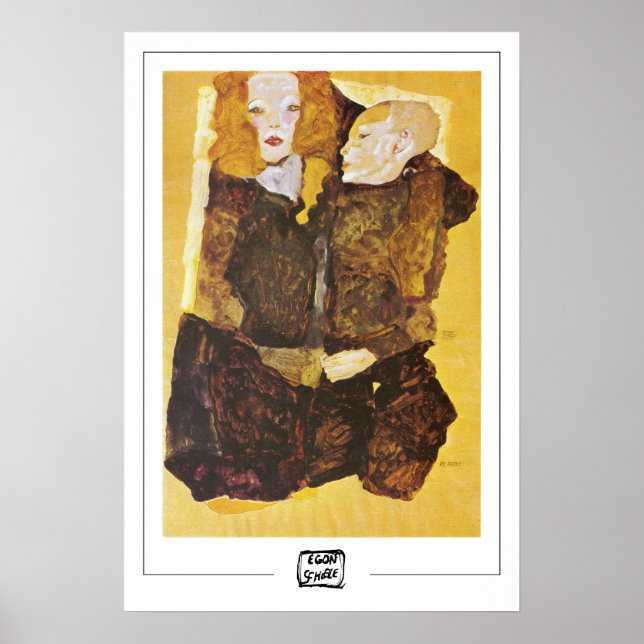 Póster de arte de Egon Schiele Zedign #56 (Frente)