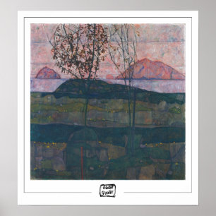 Póster de arte de Egon Schiele Zedign #6-3