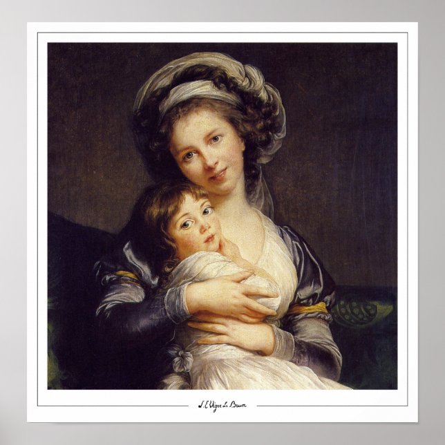 Póster de arte de Élisabeth Vigée Le Brun Zedign # (Frente)