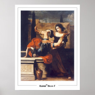 Póster de arte de Elisabetta Sirani Zedign #1