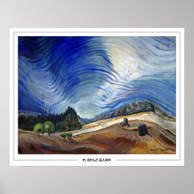Póster de arte de Emily Carr Zedign #137 (Frente)