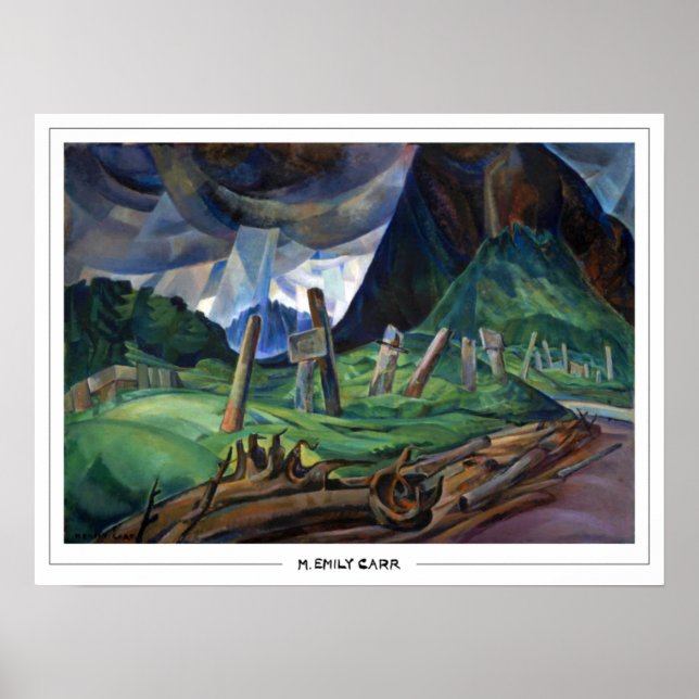 Póster de arte de Emily Carr Zedign #329 (Frente)
