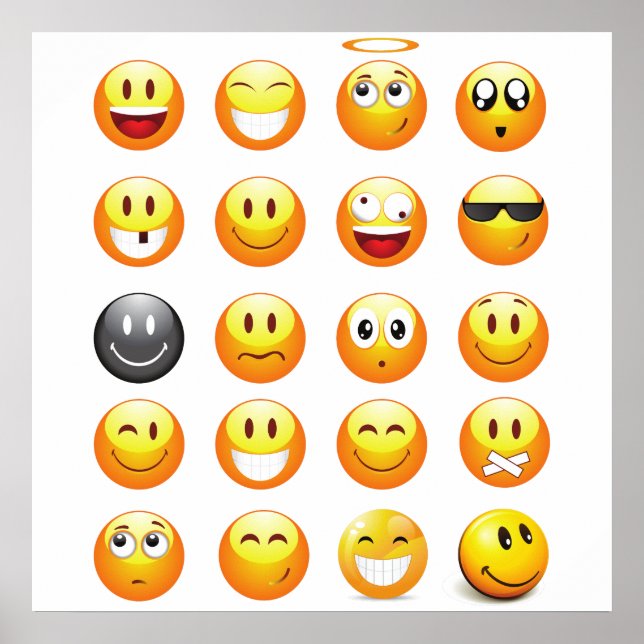 poster de arte de emojis (Frente)