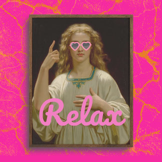 POSTER de arte de época alterada RELAX