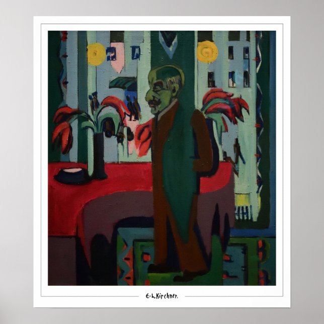 Póster de arte de Ernst Ludwig Kirchner Zedign #47 (Frente)