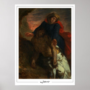 Póster de arte de Eugène Delacroix Zedign #249