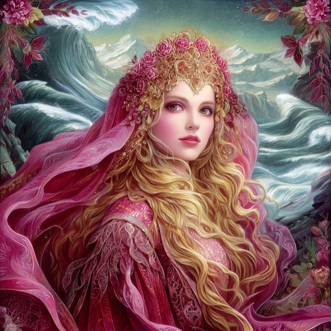 Póster de arte de fantasía de la Reina Diosa (Subido por el creador)