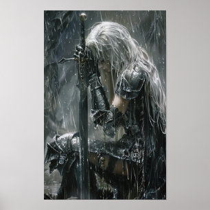 Poster de arte de fantasía gótica: Cargo no muerto