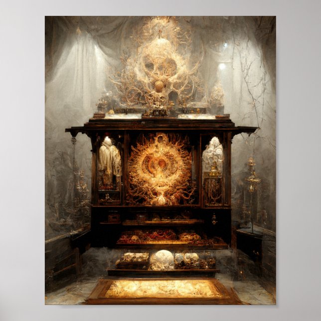 Poster de arte de fantasía oscura Altar 2 (Frente)