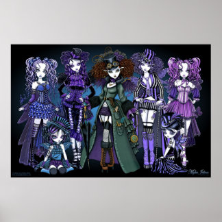 Poster de arte de Fantasy Myka Jelina