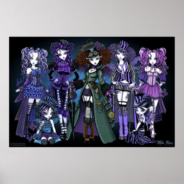 Poster de arte de Fantasy Myka Jelina (Frente)