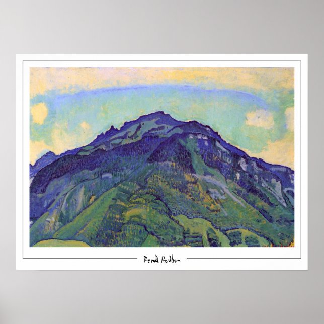 Póster de arte de Ferdinand Hodler Zedign #172 (Frente)
