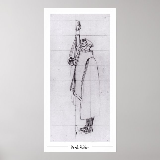 Póster de arte de Ferdinand Hodler Zedign #216 (Frente)