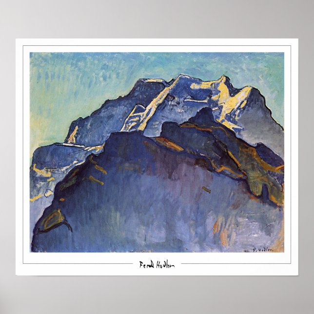 Póster de arte de Ferdinand Hodler Zedign #5 (Frente)