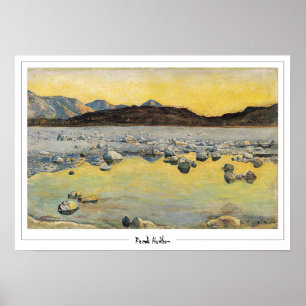 Póster de arte de Ferdinand Hodler Zedign #84
