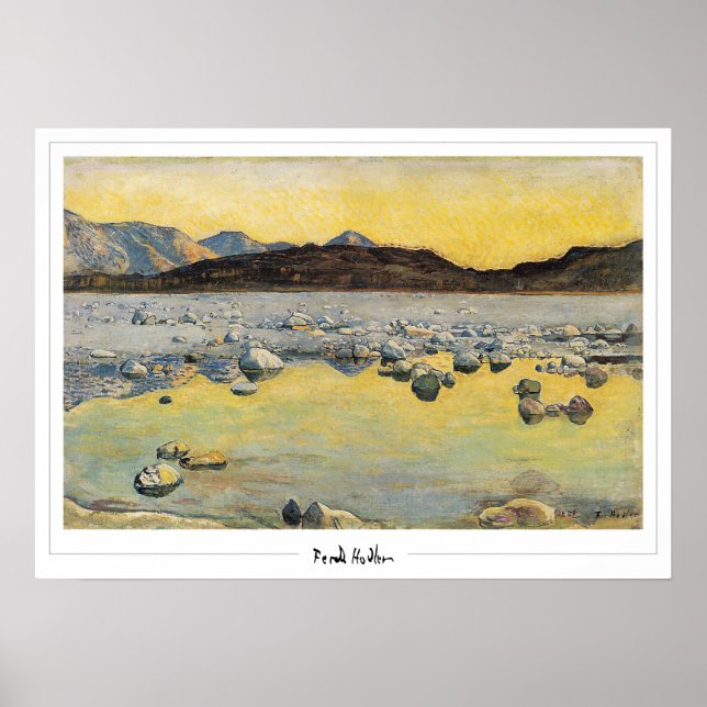 Póster de arte de Ferdinand Hodler Zedign #84 (Frente)