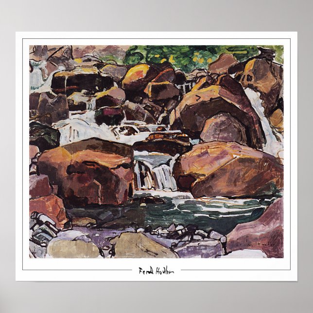 Póster de arte de Ferdinand Hodler Zedign #99 (Frente)