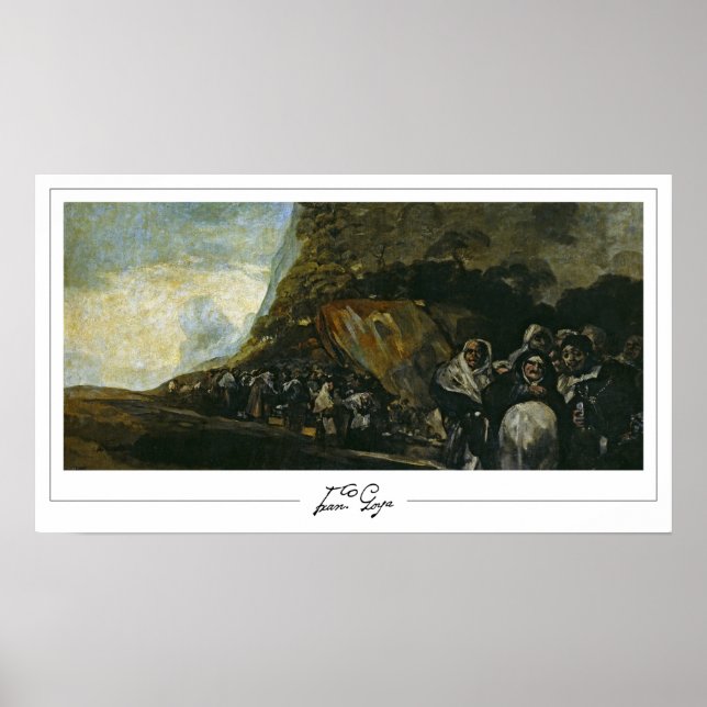 Póster de arte de Francisco Goya Zedign #105 (Frente)