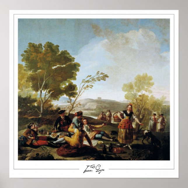 Póster de arte de Francisco Goya Zedign #14 (Frente)