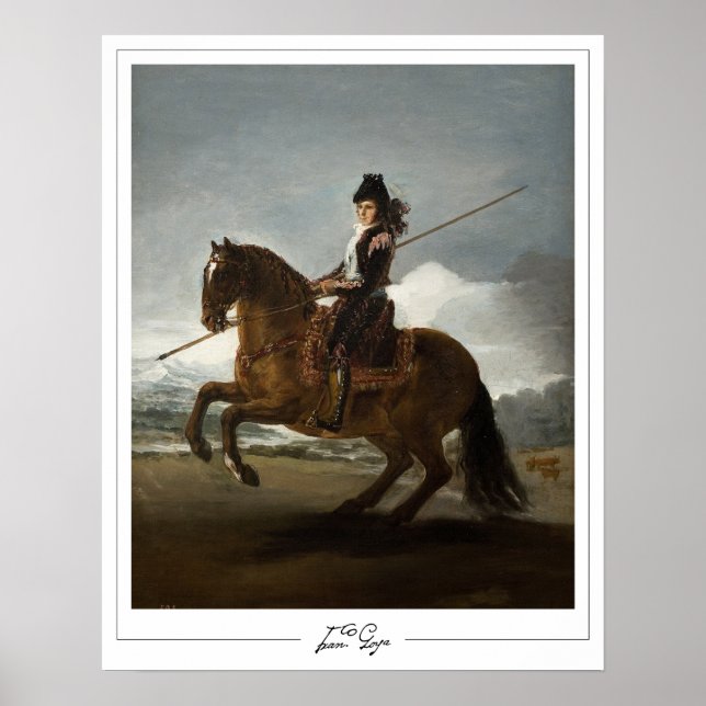 Póster de arte de Francisco Goya Zedign #9 (Frente)