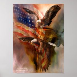Poster de arte de Freedom Ridge-Eagle/Imprimir