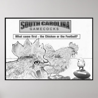 Poster de arte de Gamecocks