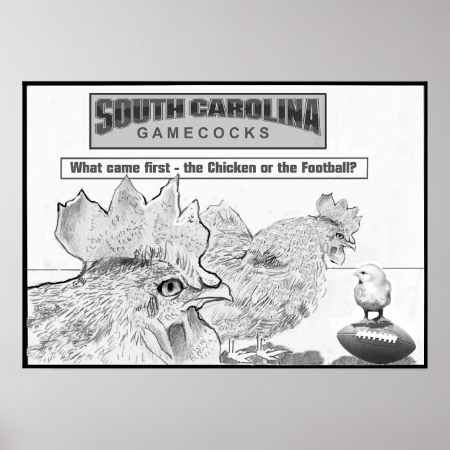 Poster de arte de Gamecocks (Frente)