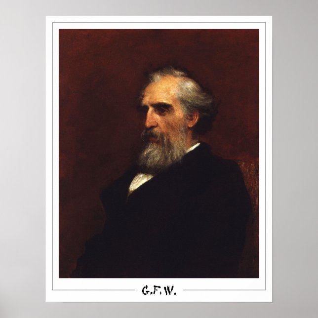Póster de arte de George Frederic Watts Zedign #16 (Frente)