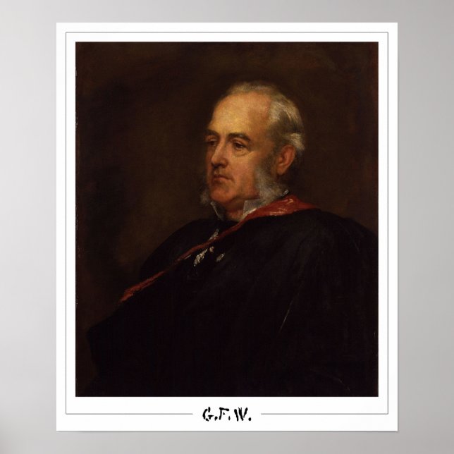 Póster de arte de George Frederic Watts Zedign #18 (Frente)